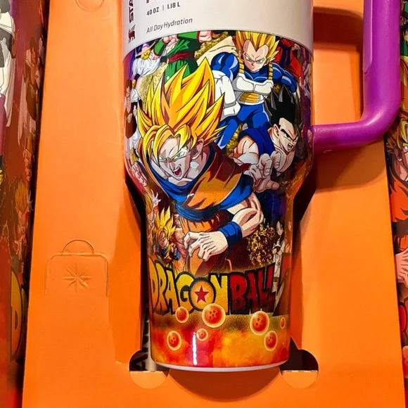 Stanley Dragon Ball Z Purple and Multicolor Quencher H2.0 Tumbler - Picture 3 of 10